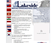 Tablet Screenshot of lakesideworld.com